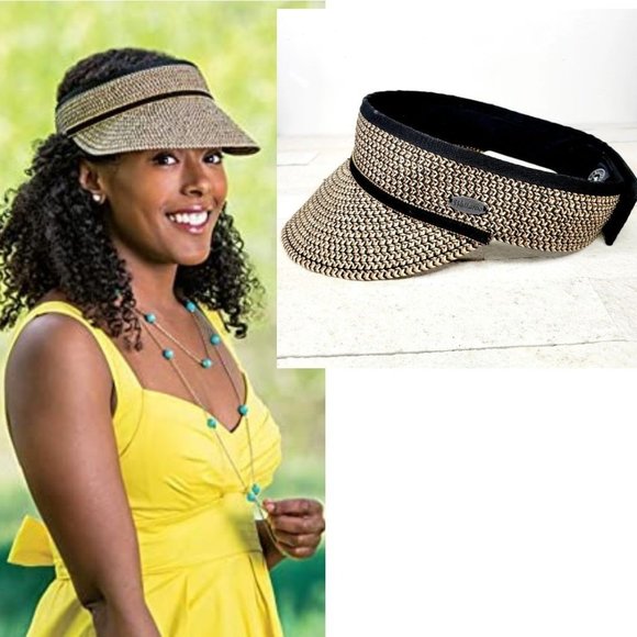 Wallaroo Hat Company Brown Bianca Visor 
